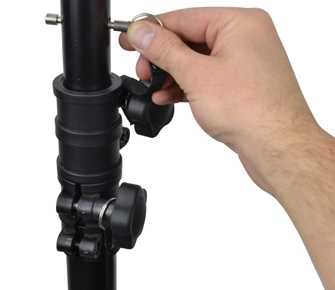 Lighting Stand Heavy Duty with Removable T Bar & Fixing 3.4M High